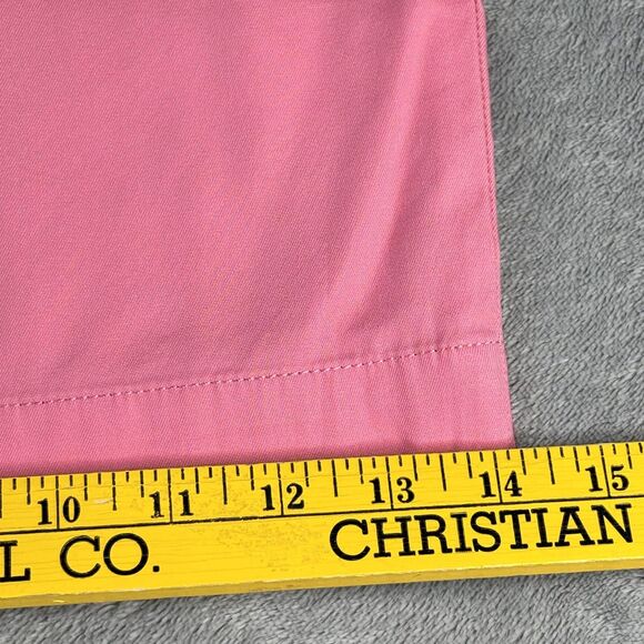 Vineyard Vines Shorts Mens 38 Nautical Twill Club Sun Burn Pink Chino Golf Prep - Picture 9 of 13